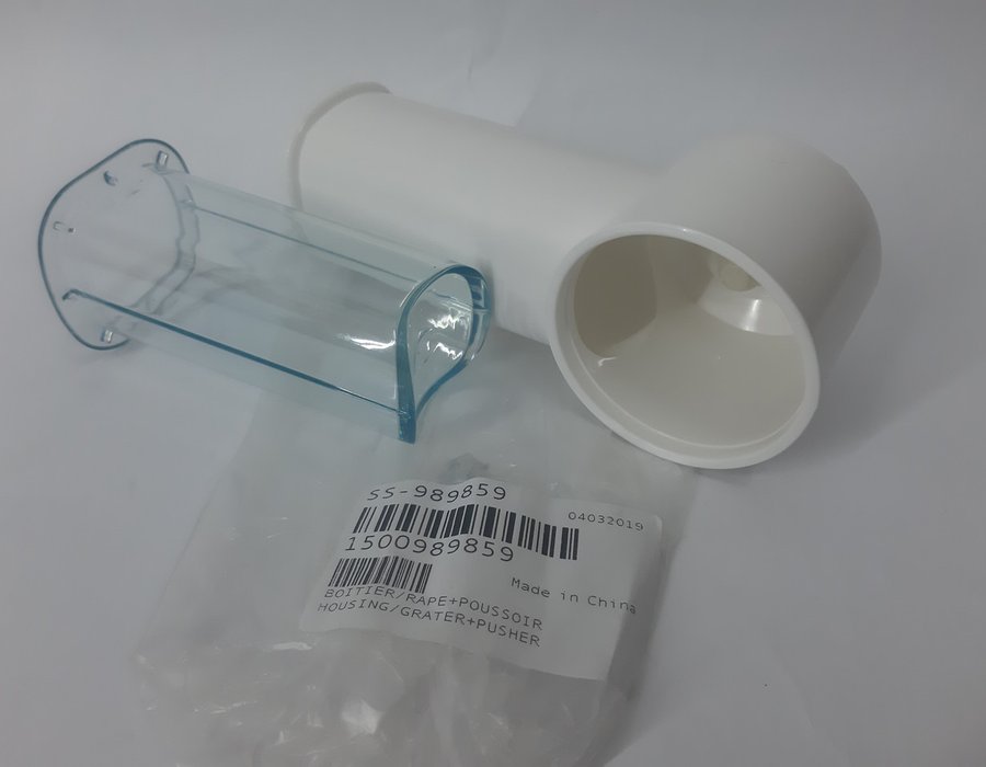 Корпус терок SS-989859 зі штовхачем м'ясорубки Moulinex серії DKA, ME, QA, FP — фото 4