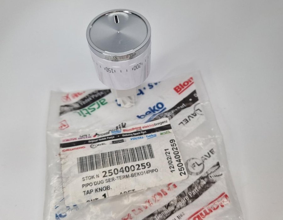 Ручка температури духової шафи Beko BIM24300 WMS, BIE24301W 250400259 — фото 2