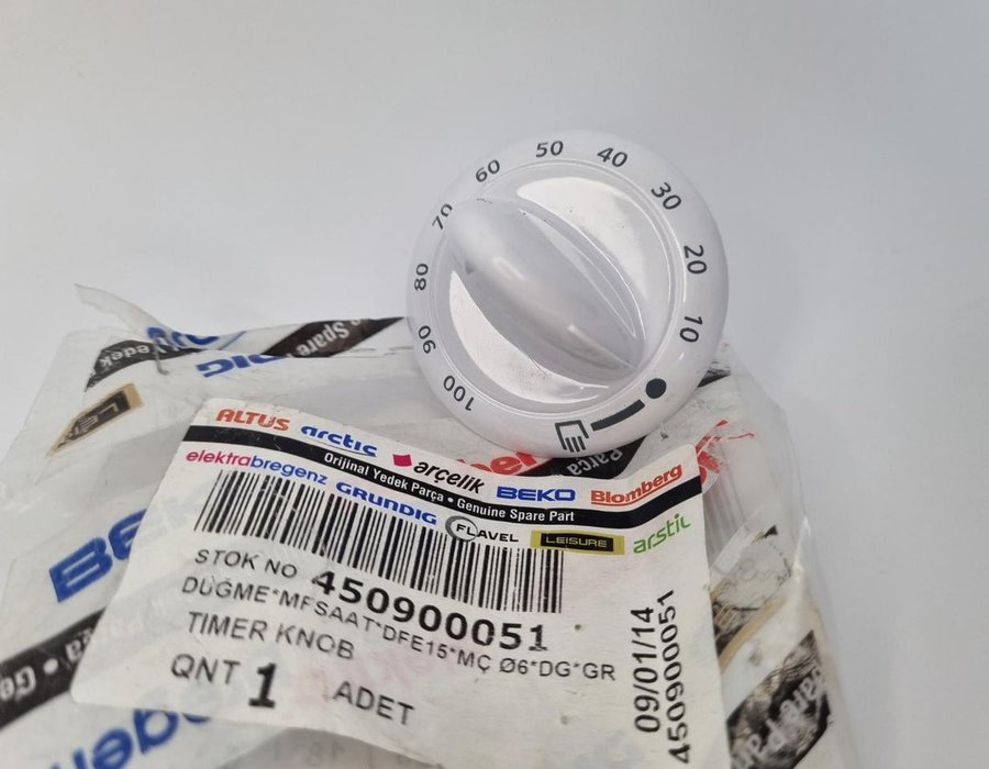 Ручка регулювання режимів роботи таймера духовки Beko BCS5626, BCS5525 450900051 — фото 10