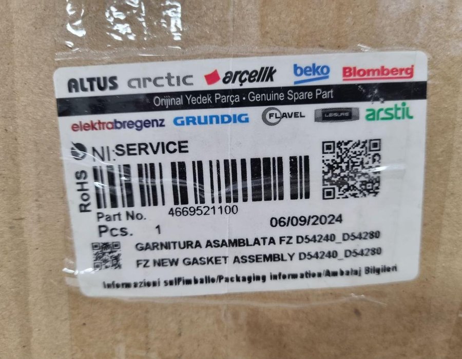 Ущільнювальна гума на холодильний відсік Beko DSE, DSA, RDE (32 см * 52 см) 4669521100 (4633082000) — фото 8