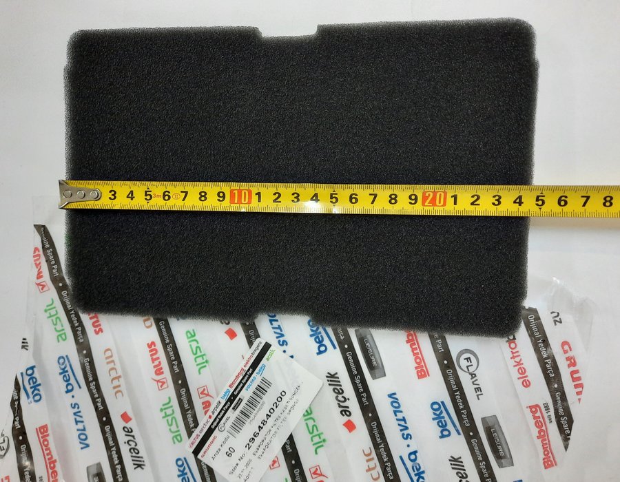 Фільтр (спонж) для сушильного барабану Beko DH 8444 RXM 2964840200 — фото 10