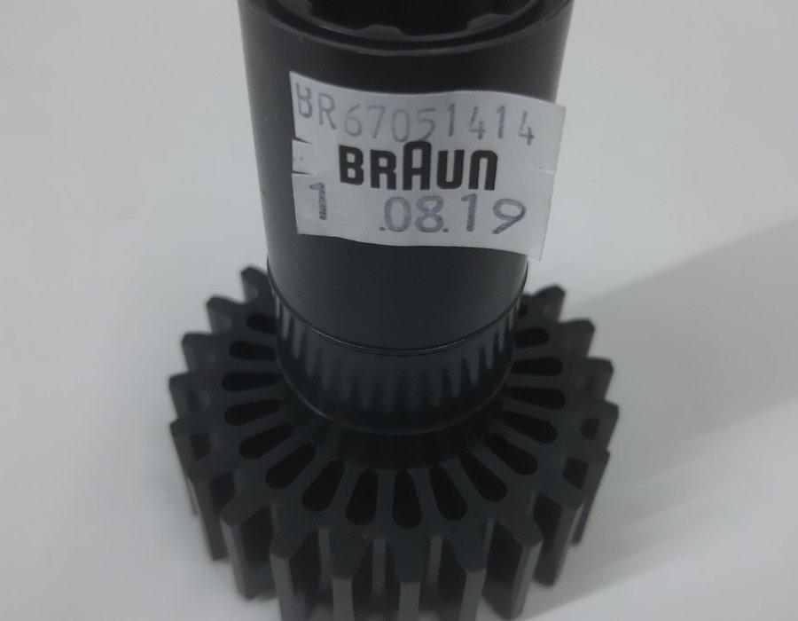 Чорна шестерня м'ясорубки Braun G1100, G1300, G1500 BR67051414 — фото 3