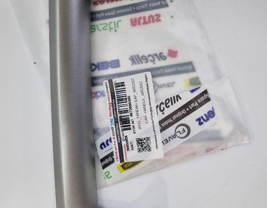 Ручка сіра 4872691600 (4872690400, 4900060400) холодильника Beko (Beko) для моделей CN, DS, CS — фото 8