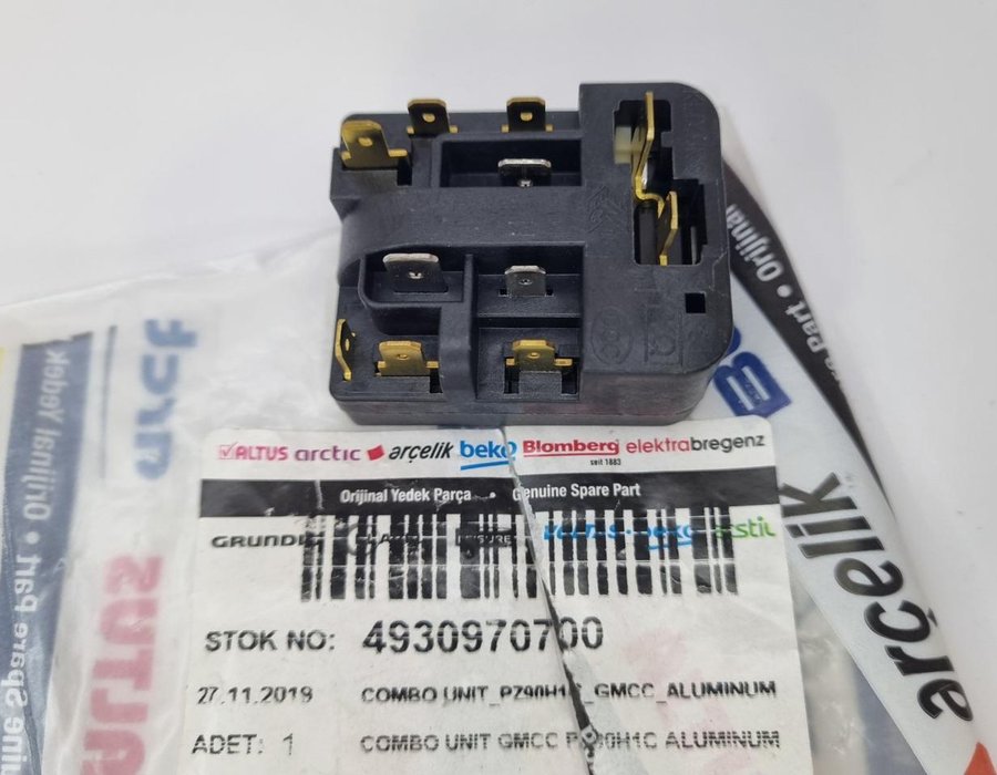 Пускове реле 4930970700 холодильника Beko (PZ90H1C) 6SP9187 — фото 7