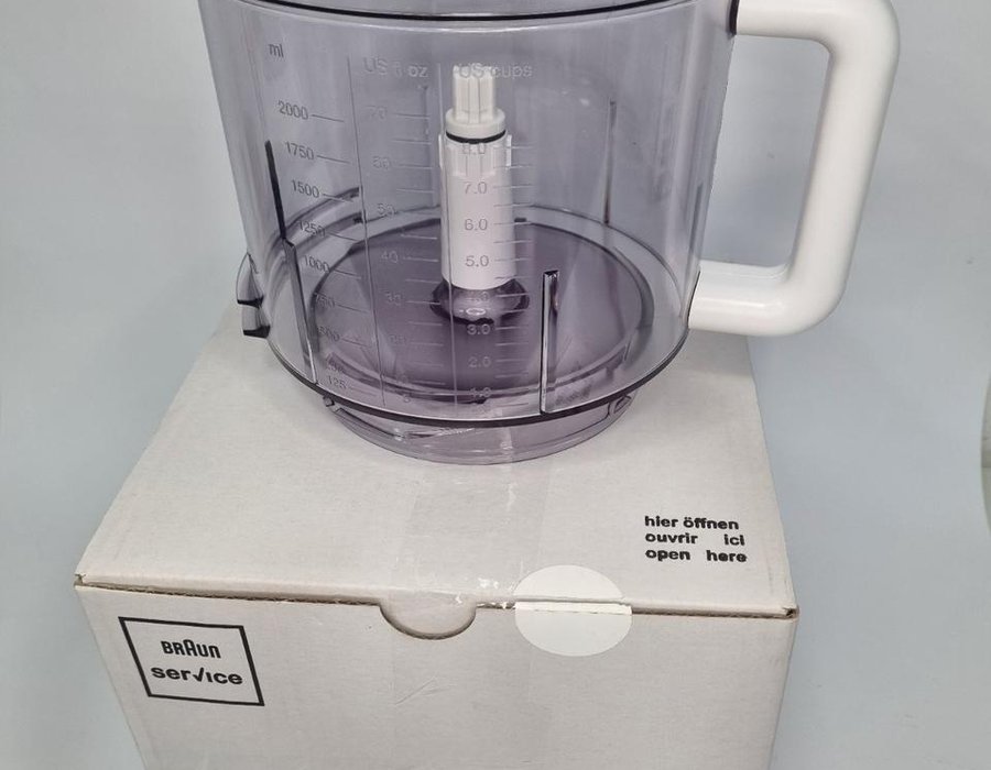 Основа (велика) чаша 2000 мл кухонного комбайну Braun K700, FX3030 67051144 (7322010204) — фото 8