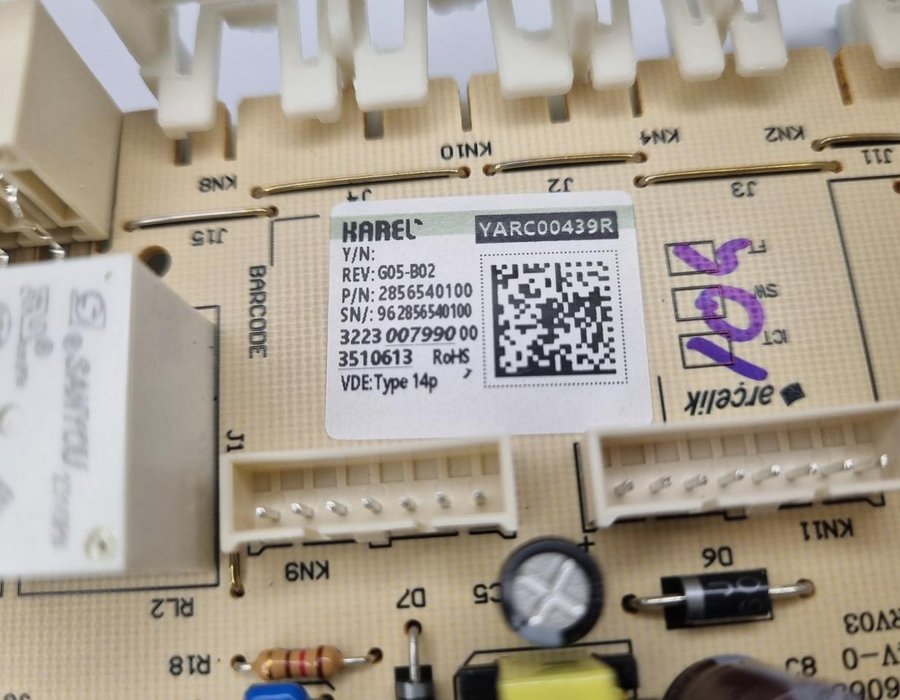 Модуль 2487904000 (2487905000) плата пральної машини Beko — фото 8