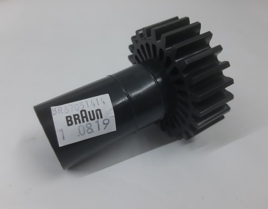 Чорна шестерня м'ясорубки Braun G1100, G1300, G1500 BR67051414
