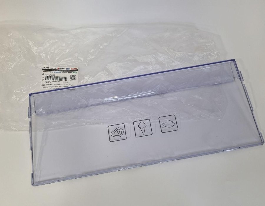 Панель 4640620100 ящика морозильної камери Beko 400 мм * 170 мм — фото 5