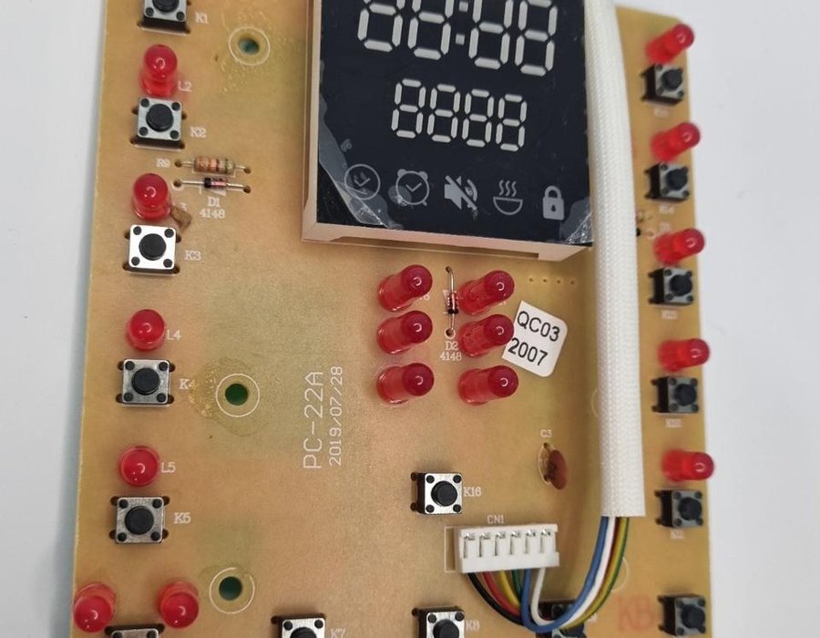 Плата управління PC-22A мультиварки Rotex REPC72, REPC73, REPC75 2500178 — фото 9