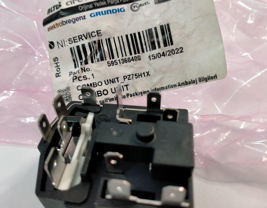 Реле холодильника Beko HSU 840520, RCNA340K30W, KCHA270K30XB (5951360400) — фото 2