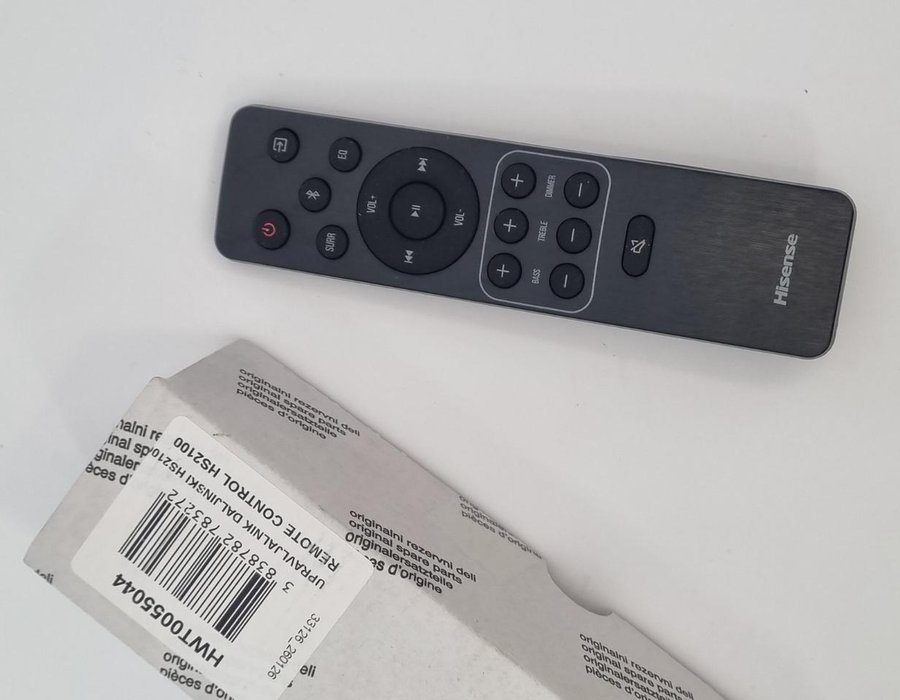 Пульт дістанційного керування для саундбара Hisense HS2100 HWT0055044 — фото 8