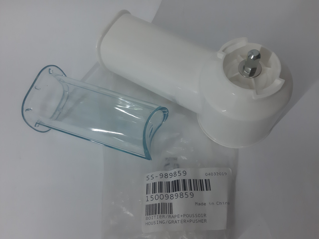 Корпус терок SS-989859 зі штовхачем м'ясорубки Moulinex серії DKA, ME, QA, FP — фото 9