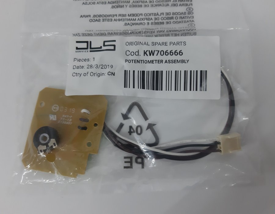 Плата зі змінним резистором KW706666 кухонного комбайна Kenwood KM DeLonghi