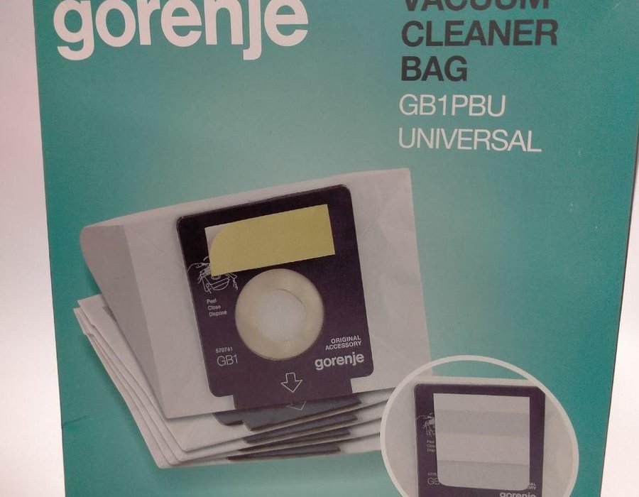 Набір паперових мішків + фільтр двигуна пилососа Gorenje (серії "VCK", "VCE", "VC") 570741 (431821) — фото 10