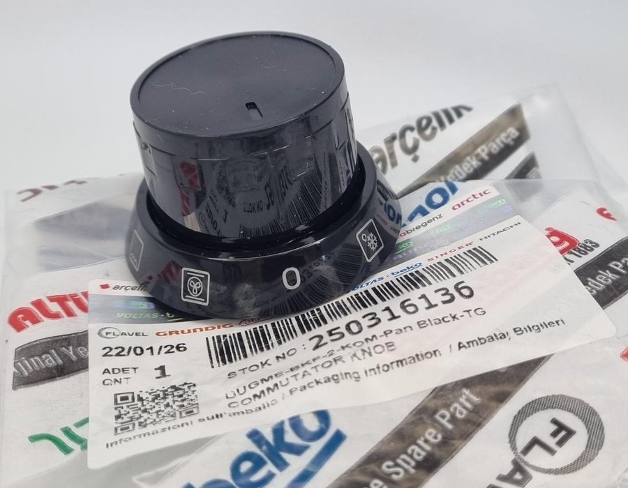 Ручка вибору програм 250316136 для комбінованої плити Beko FSM — фото 4