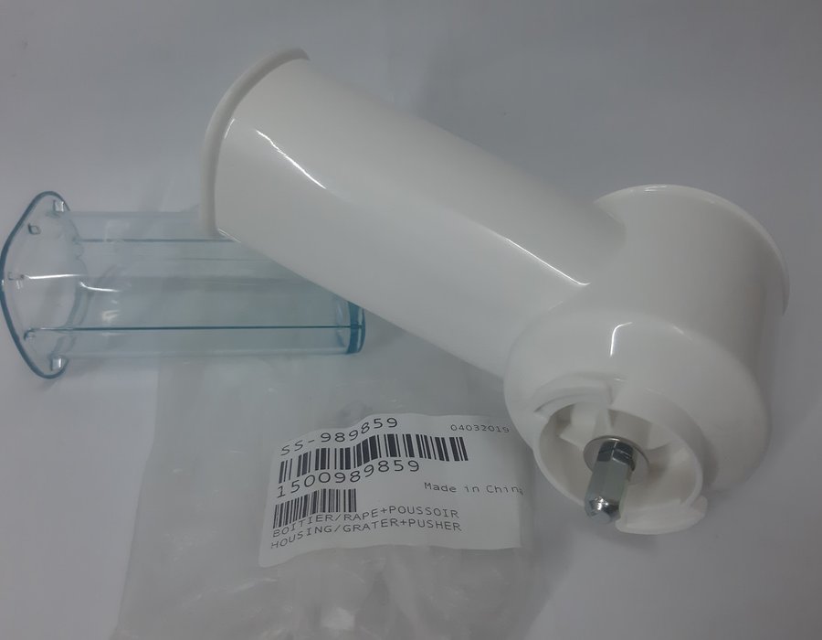 Корпус терок SS-989859 зі штовхачем м'ясорубки Moulinex серії DKA, ME, QA, FP — фото 6