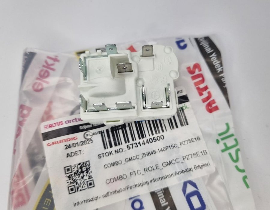Оригінальне пускове реле 5731440500 для холодильника Beko — фото 10