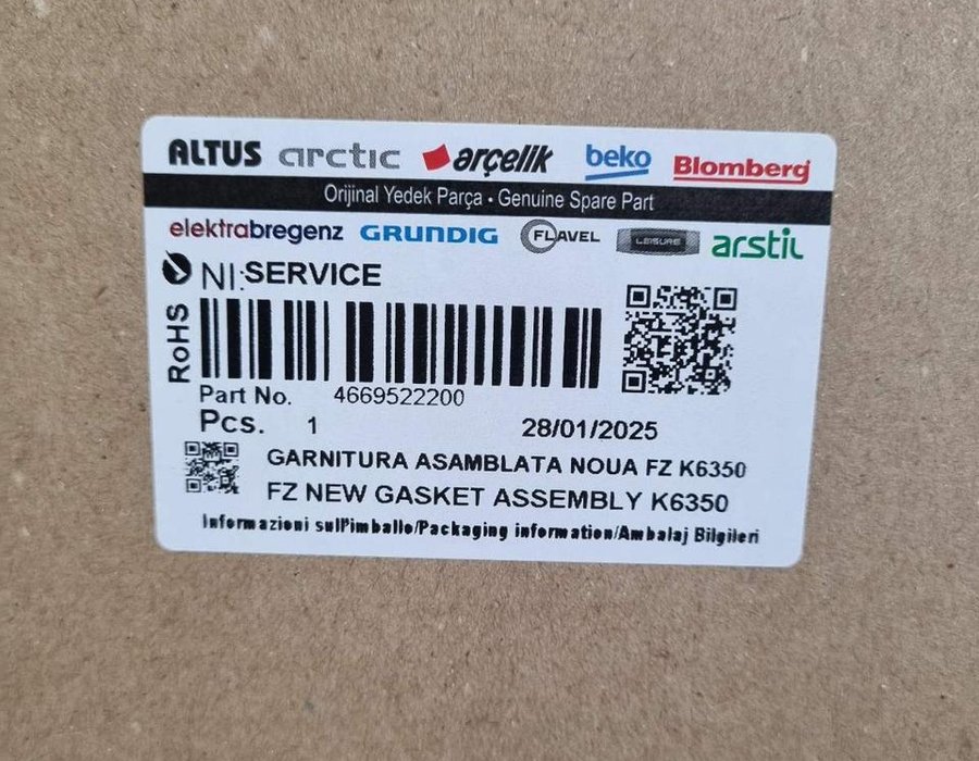 Ущільнювальна гума 57 см * 88.5 см для холодильника Beko RCSA350 (4633084000) — фото 9