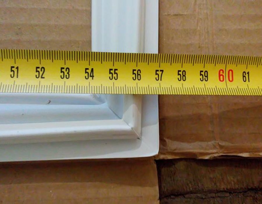Ущільнювальна гума на морозильну камеру Beko FSA 25300, FS 225300 4546850400 (4668510400) — фото 3