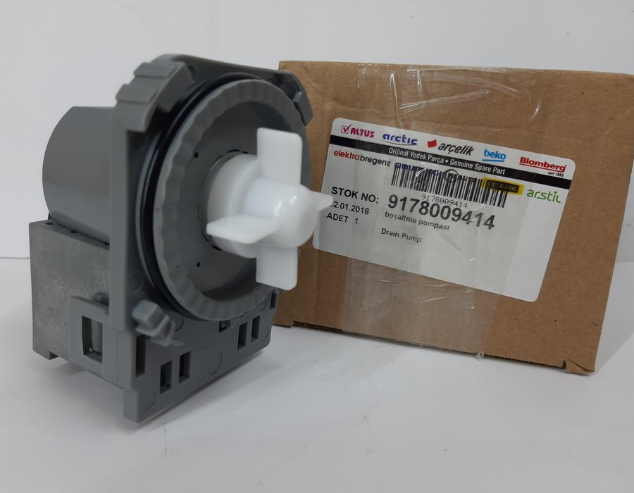 Зливний насос посудомийної машини Beko DTC36610W 9178009414 — фото 7