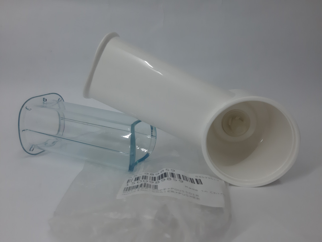Корпус терок SS-989859 зі штовхачем м'ясорубки Moulinex серії DKA, ME, QA, FP — фото 3
