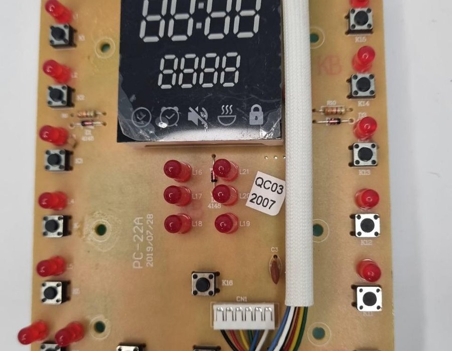 Плата управління PC-22A мультиварки Rotex REPC72, REPC73, REPC75 2500178 — фото 2