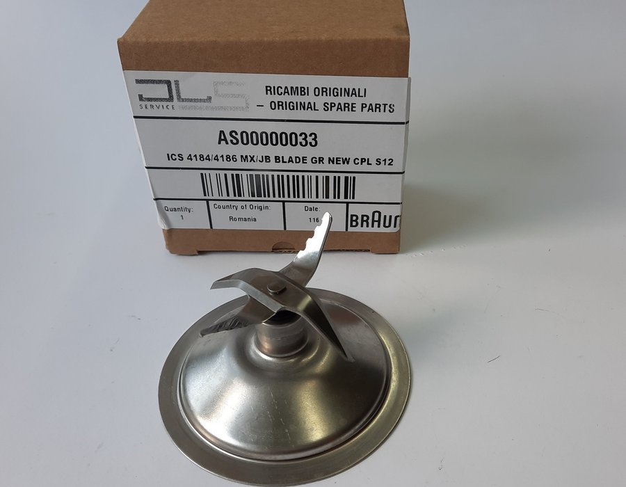 Ніж подрібнювач для стаціонарного блендера Braun JB3060, M1070, MX 2050, JB 3070 7322310944 (AS00000033) — фото 2