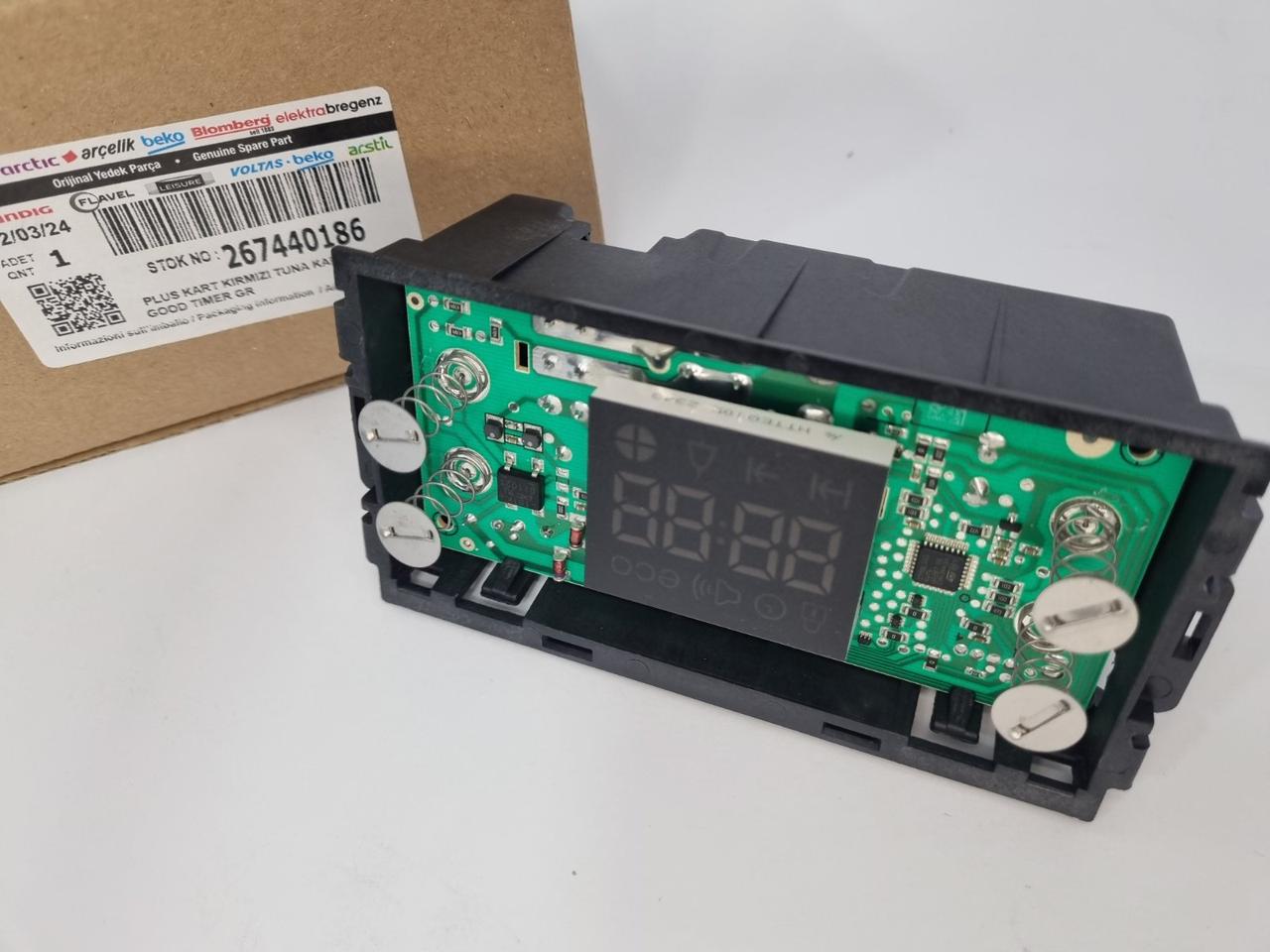 Таймер (плата управління) 267440186 для духової шафи Beko "FSET", "FSM", "FSE", "FSMT" — фото 10