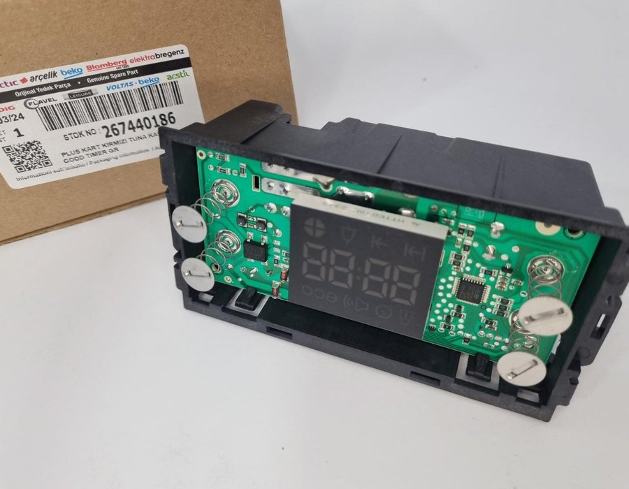 Таймер (плата управління) 267440186 для духової шафи Beko "FSET", "FSM", "FSE", "FSMT" — фото 10