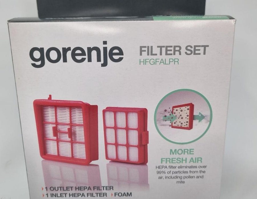Оригінальний набір 732741 фільтрів HEPA пилососа Gorenje — фото 5