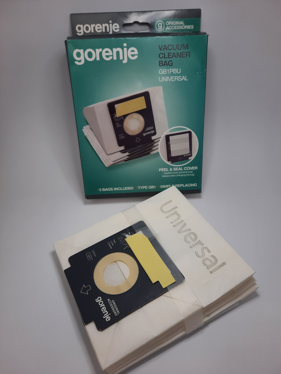 Набір паперових мішків + фільтр двигуна до пилососа Gorenje