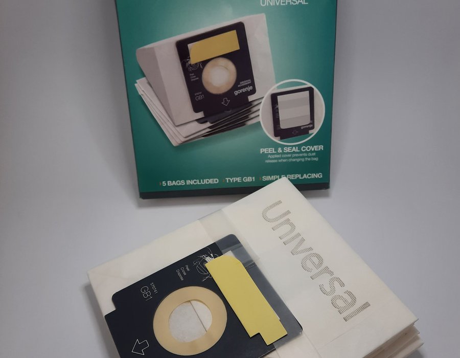 Набір паперових мішків + фільтр двигуна до пилососа Gorenje 570731 (431822)