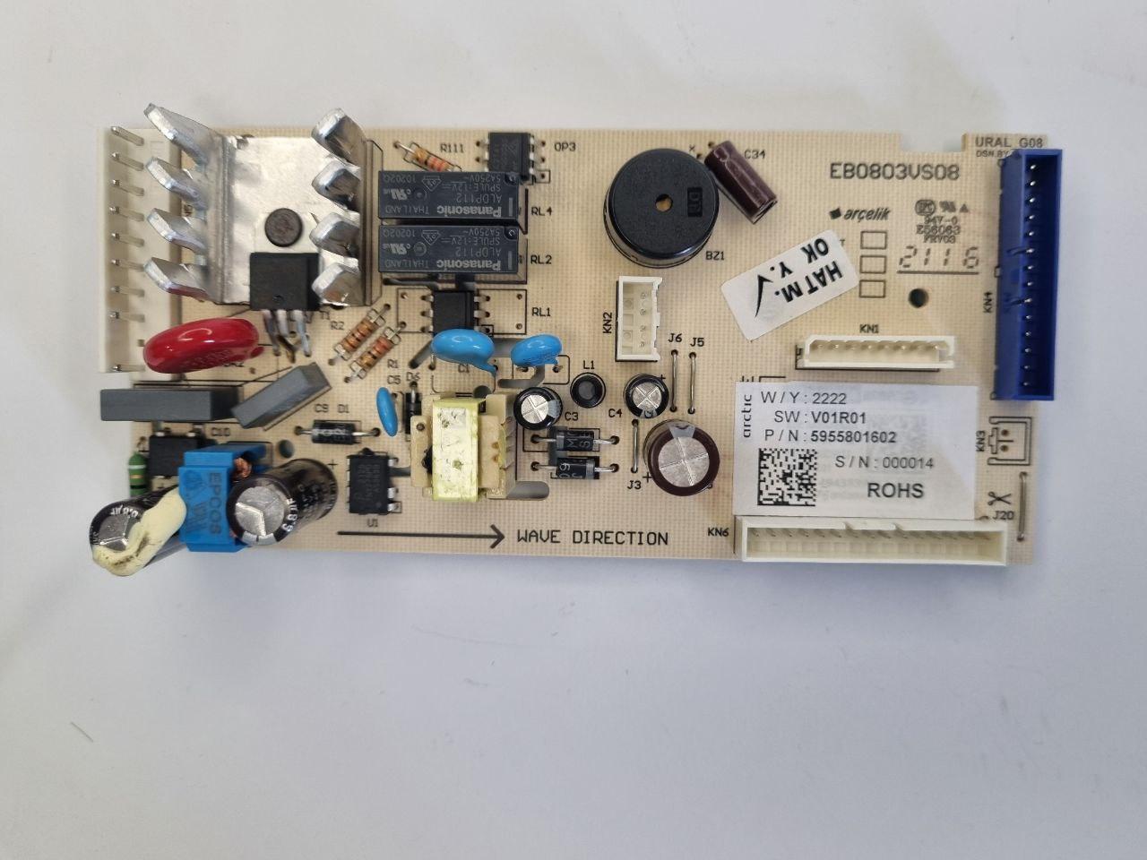 Плата управління 5955801602 (5955801601) холодильника Beko — фото 9