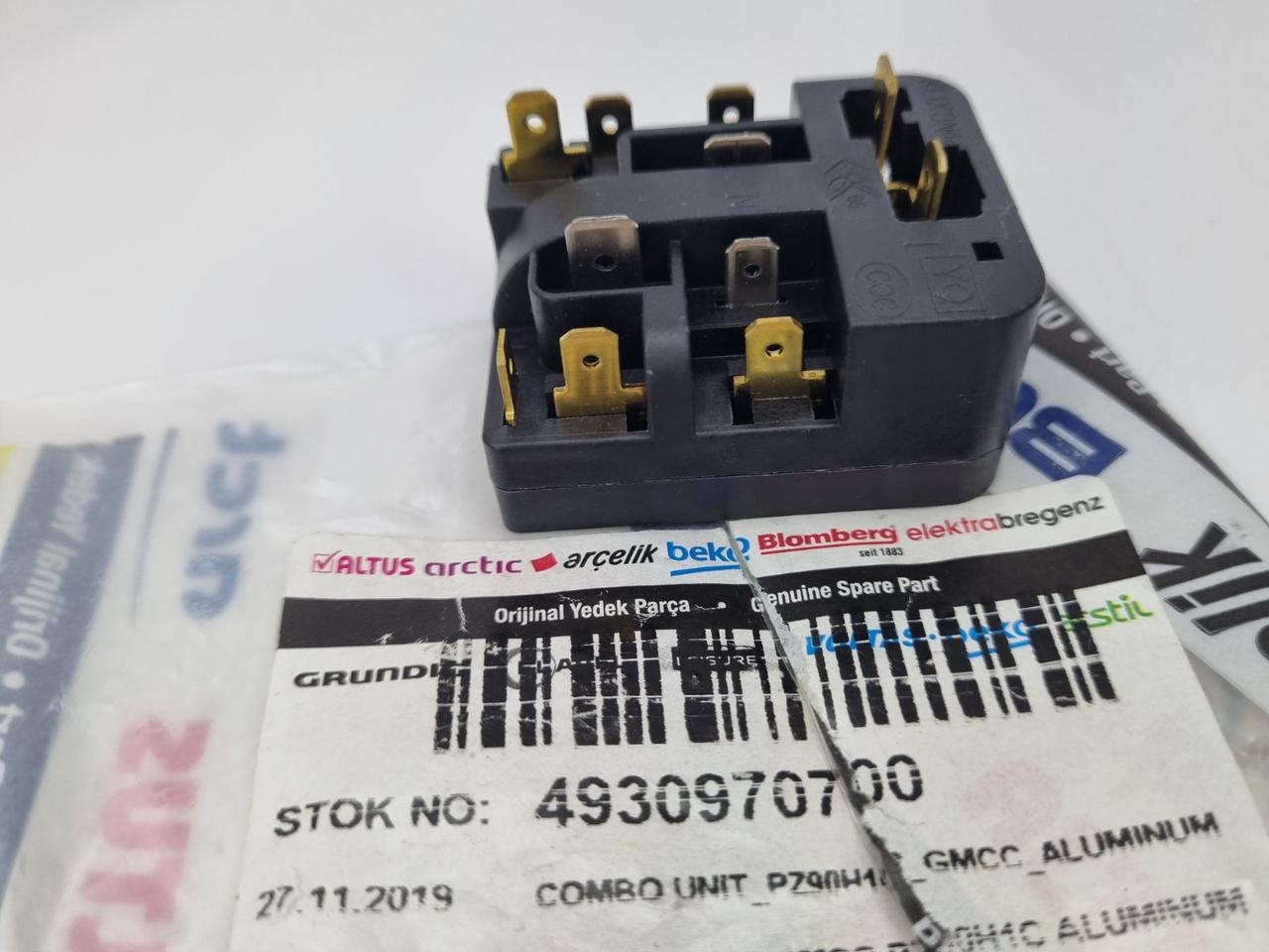 Пускове реле 4930970700 холодильника Beko (PZ90H1C) 6SP9187 — фото 2