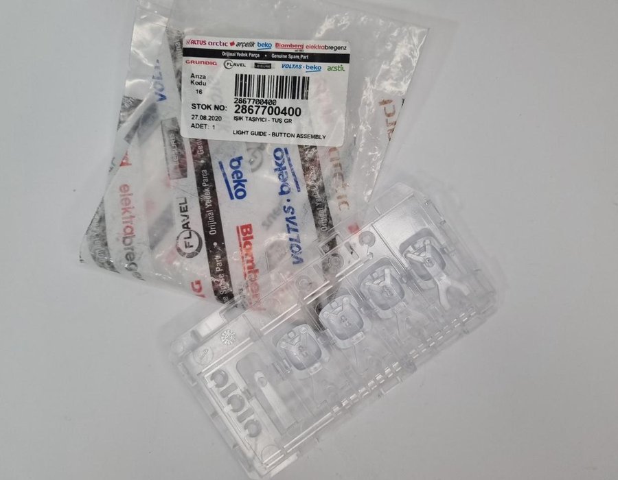 Кнопки вибору додаткових функцій на Beko 2867700400 — фото 8