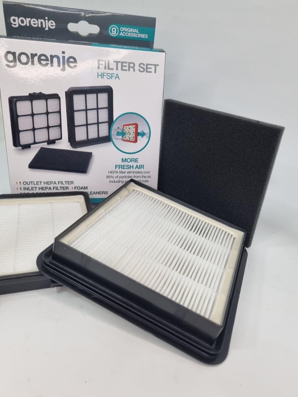 Оригінальний набір HEPA-фільтрів Gorenje HFSFA (743142)