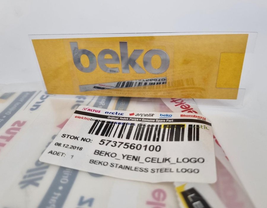 Наклейка-логотип (емблема) бренду Beko 5786590200 (5737560100)-P2405621235