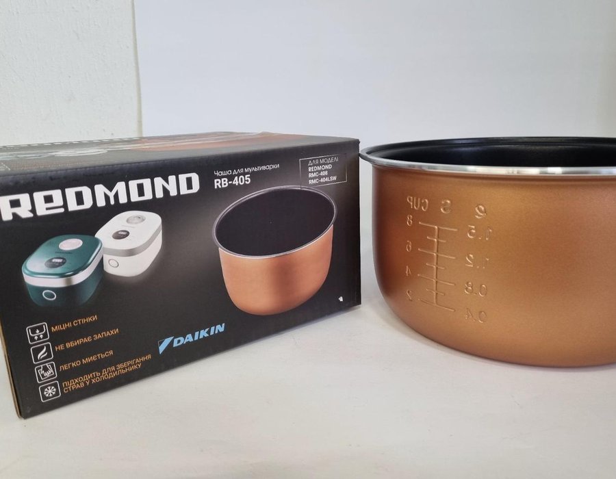 Оригінальна чаша мультиварки Redmond RMC-M404, RMC-M408 RB-405 — фото 4