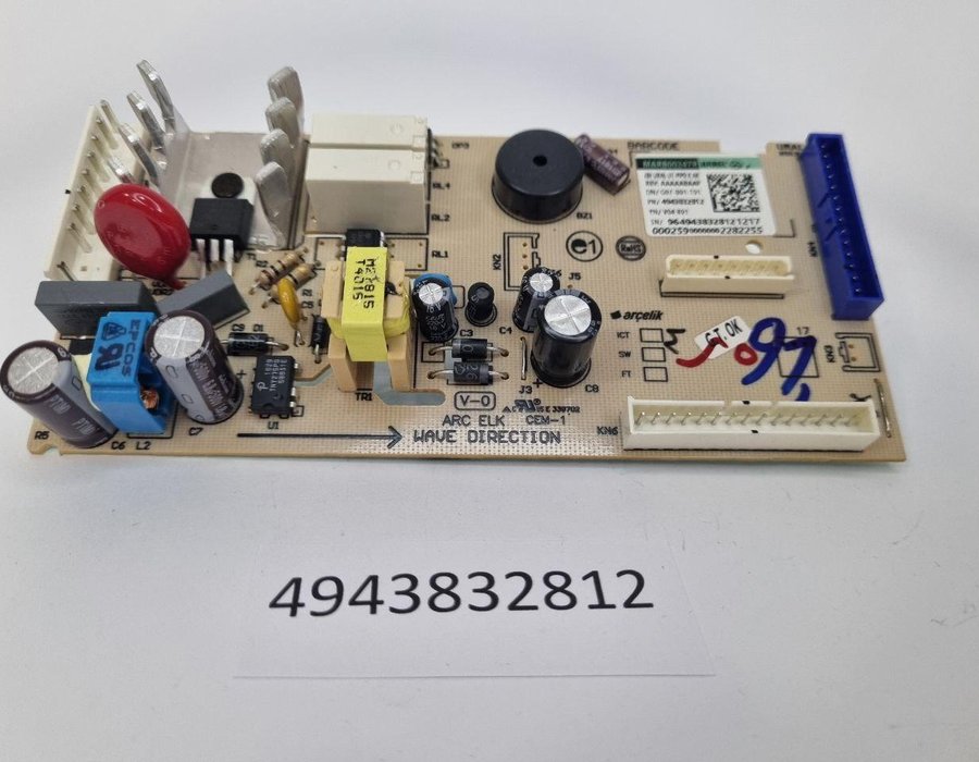 Плата 4943832812 для холодильника Beko, ARCELIK, ALTUS, GRUNDIG