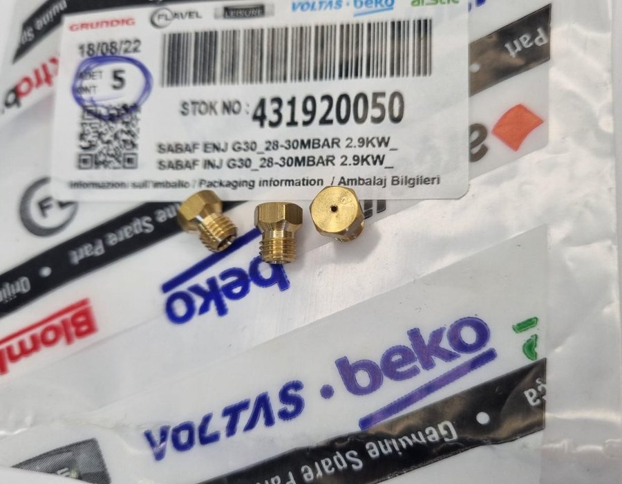 Форсунка 3 kW для газової плити Beko 431920050 — фото 7