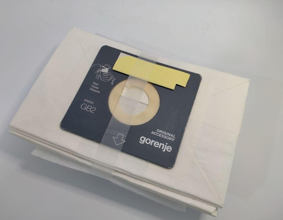 Набір паперових мішків + фільтр двигуна до пилососа Gorenje 570731 (431822) — фото 6