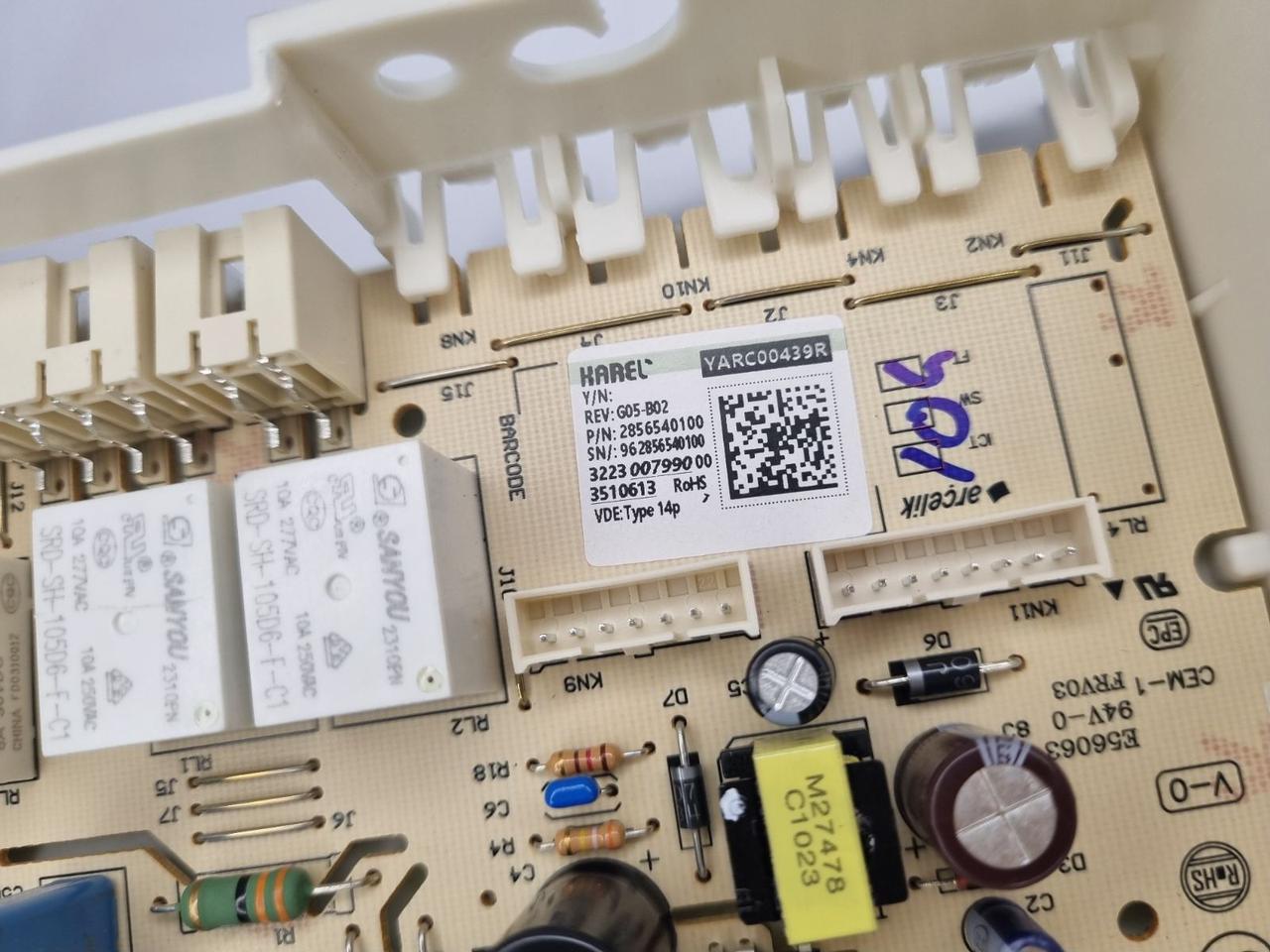 Модуль 2487904000 (2487905000) плата пральної машини Beko — фото 9