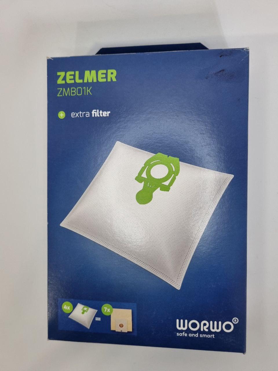 Набір мішків (4 штуки) для пилососа Zelmer WORWO (ZMB01K) — фото 7