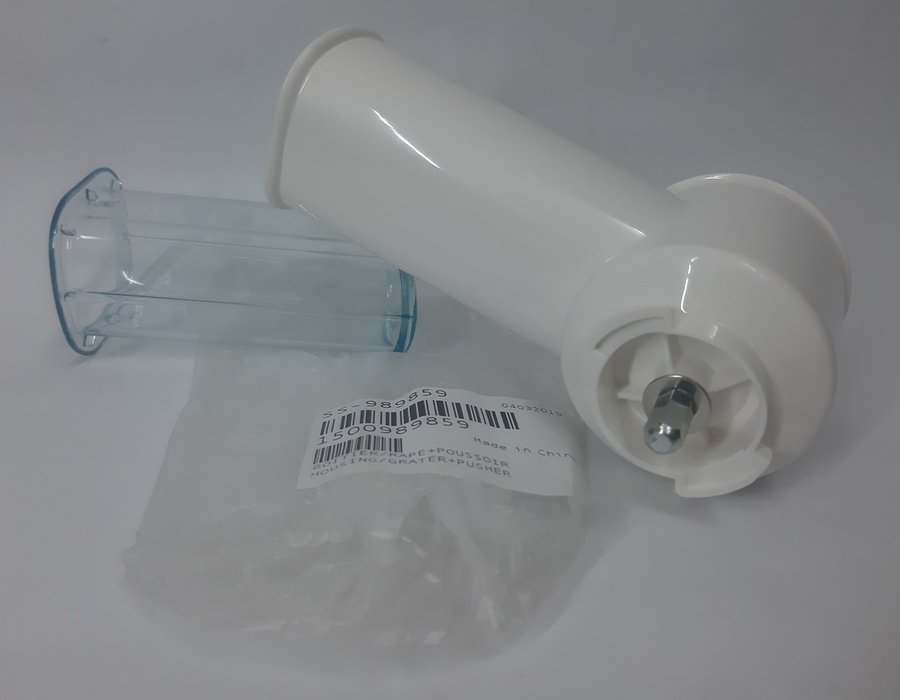 Корпус терок SS-989859 зі штовхачем м'ясорубки Moulinex серії DKA, ME, QA, FP — фото 8