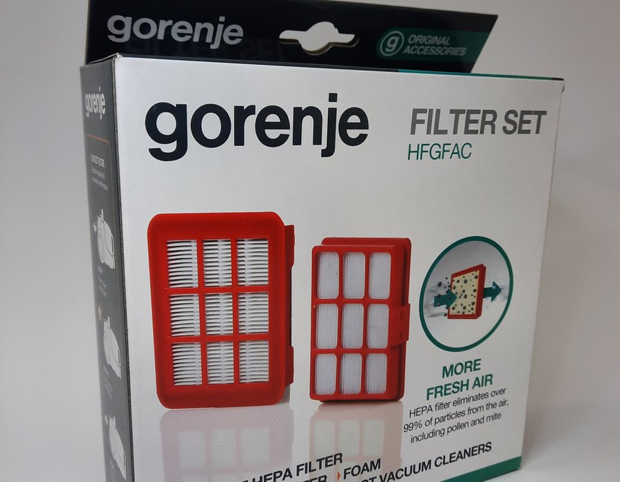 Оригінальний набір HEPA фільтрів для пилососа Gorenje (732742) — фото 9