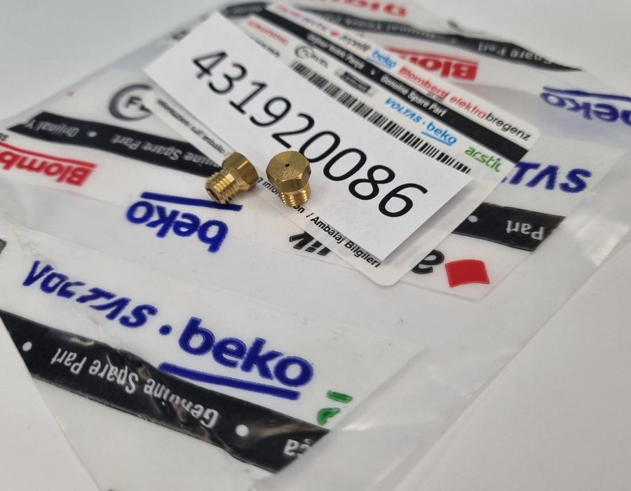 Інжектор (жиклер) Beko 2 KW для газових плит 431920086 — фото 2