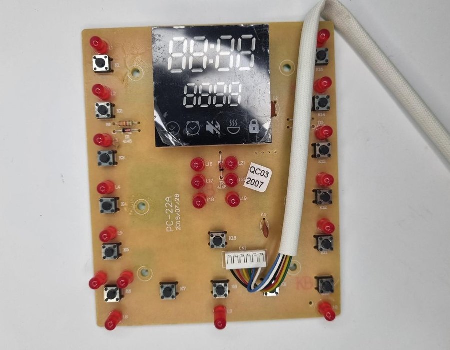 Плата управління PC-22A мультиварки Rotex REPC72, REPC73, REPC75 2500178 — фото 7