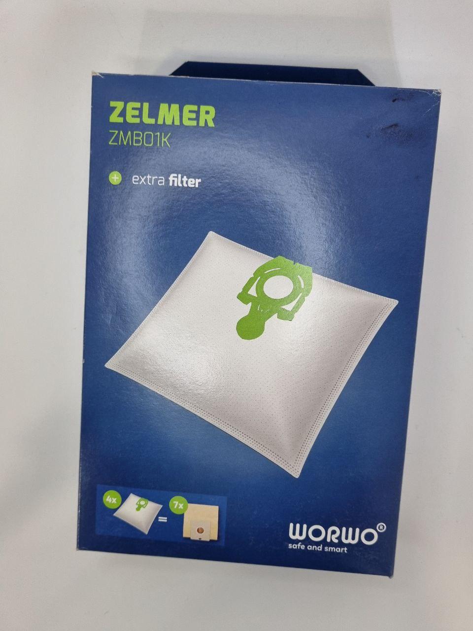 Набір мішків (4 штуки) для пилососа Zelmer WORWO (ZMB01K) — фото 5
