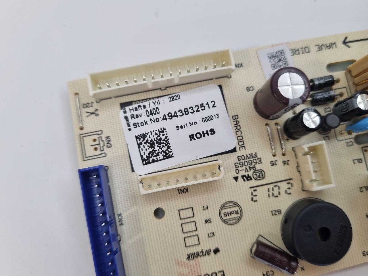Модуль управління 4943832512 (4943832511) холодильника Beko — фото 6