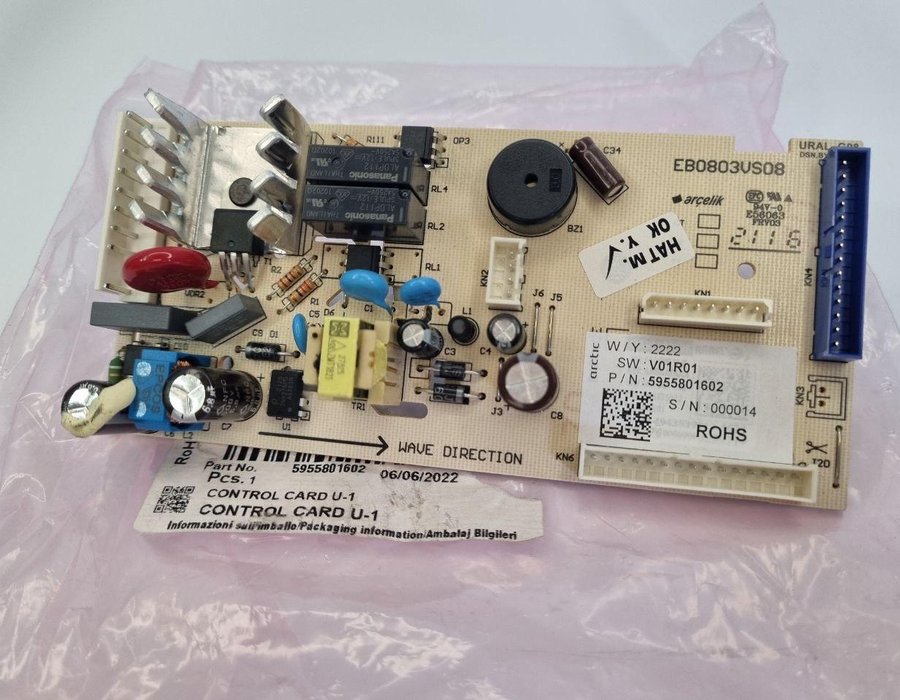 Плата управління 5955801602 (5955801601) холодильника Beko — фото 6